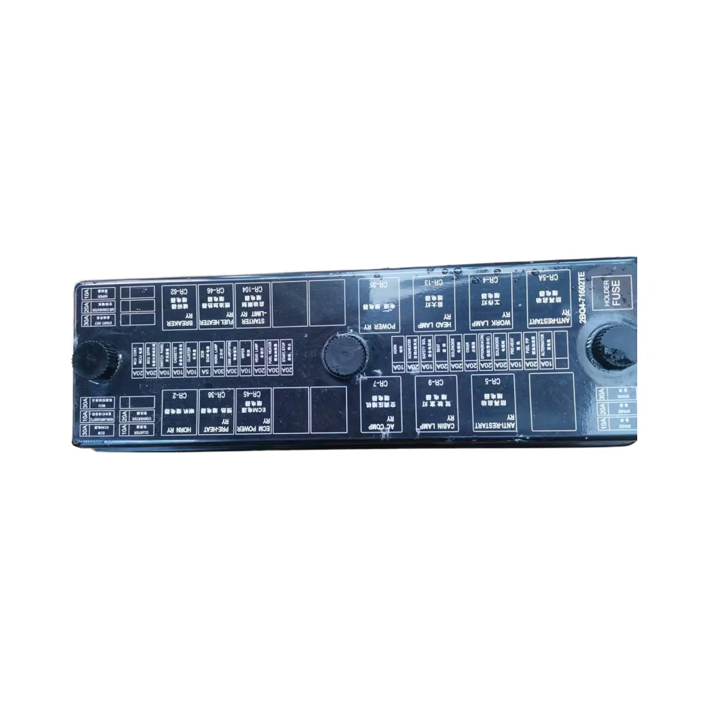 For Hyundai Construction Machinery Fuse Box Parts Includes 21q7-10910 R225-9 R305-9T R275-9T