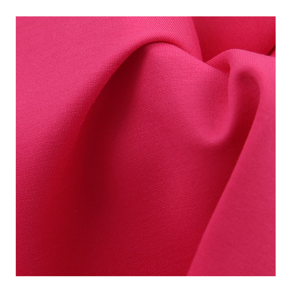 High Quality Nylon Rayon Spandex Knitted Fabric 40S Stretch 380 Gsm Nr Roma Fabric For Wholesale