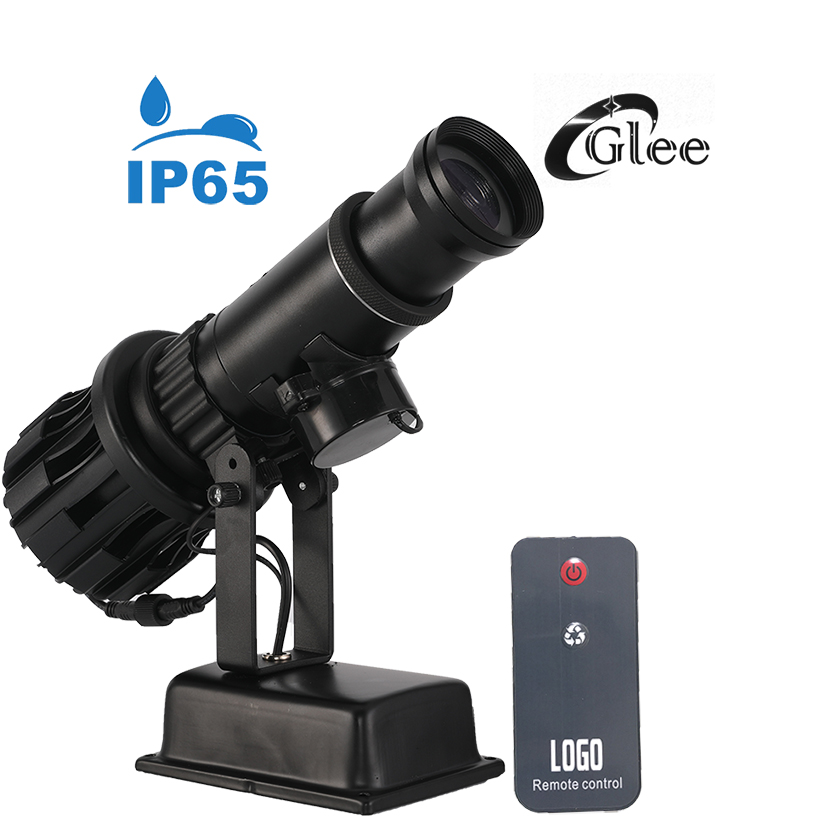 Наружный наружный вращающийся светодиодный проектор Gobo IP65 с дистанционным управлением и логотипом, 50 Вт