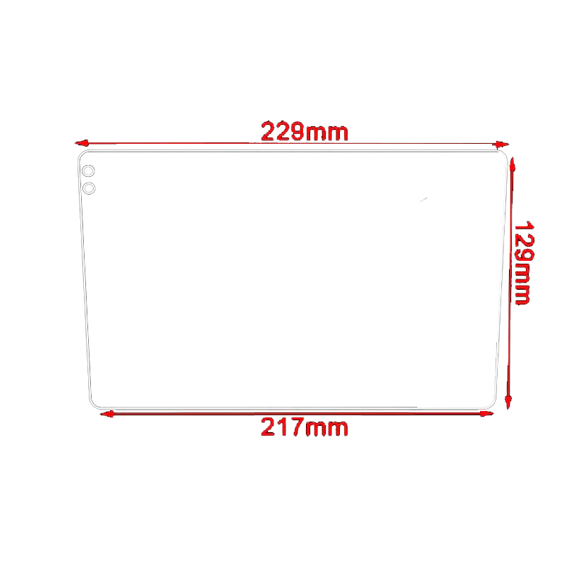7" 8" 9" 10" Tempered glass touch screen protective film car accessories For Android GPS DVD radio player navigation display