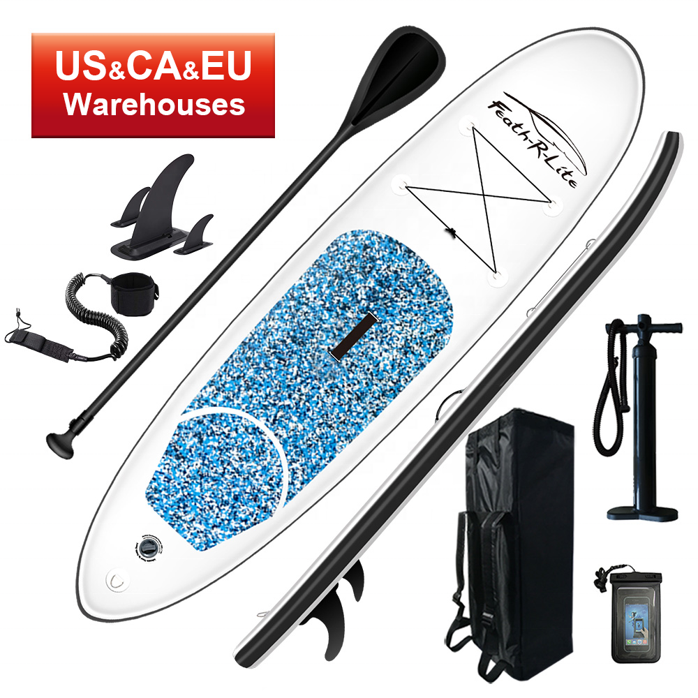 FUNWATER Drop Shipping sup stand up paddle inflatable inflatable plastic surfboard stand up sup paddle board