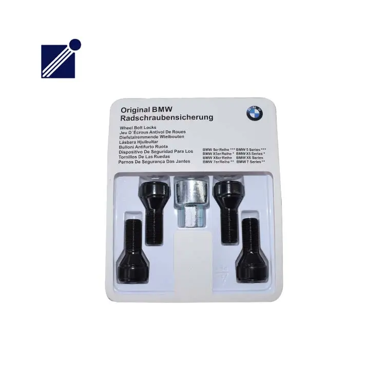 VOLLSUN Auto Parts Locking Wheel Nut Bolt Key Set for BMW E71 E70 R56 F02 Wheel Locks 36136792851