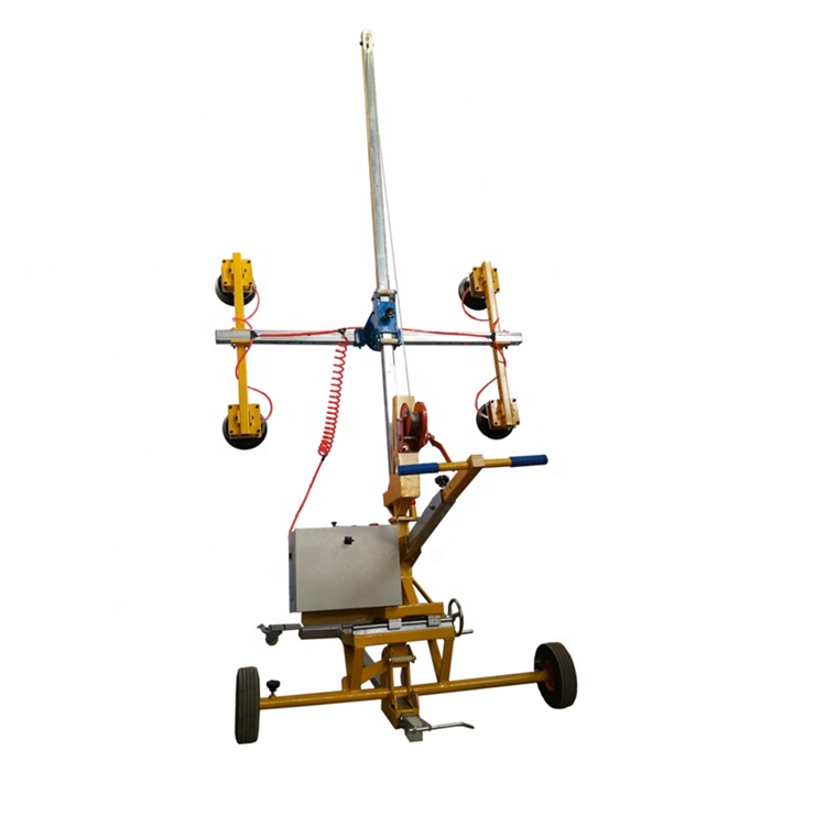 Glass Lifter Machinery PBA300 Horizontal Adjusting With Battery Vacuum Glass Lifter Lifting Transportation Machine