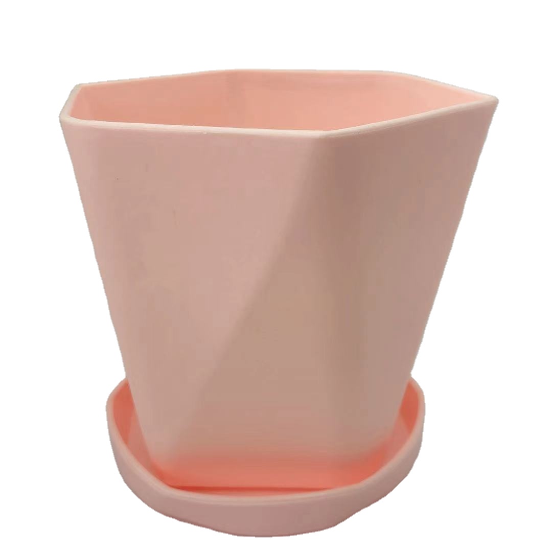 Custom indoor fiberglass flower pot