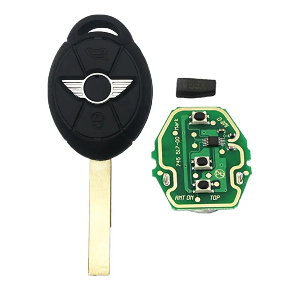 315/433 MHz ID44 Keyless Entry Remote Control Car Key For Mini Cooper 2005 2006 2007