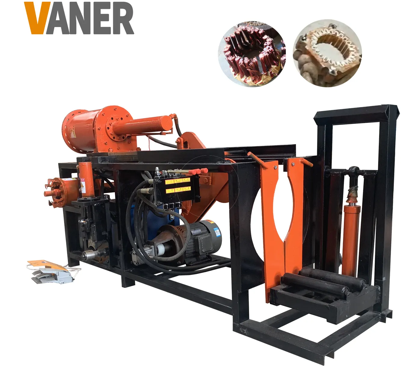 VANER High Efficiency Scrap Copper Recovery Used Motor Recycling Machine Waste Electric Motor Recycling Machine MR-X