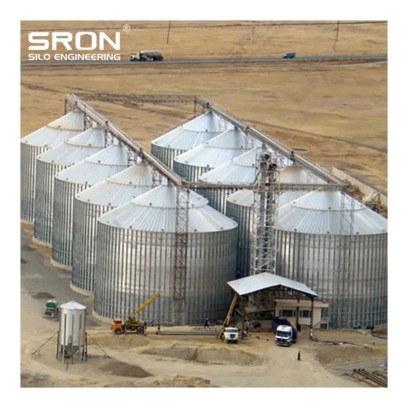 500Ton 1000Ton 5000Ton Cereal Storage Steel Grain Silo With Cheap Price