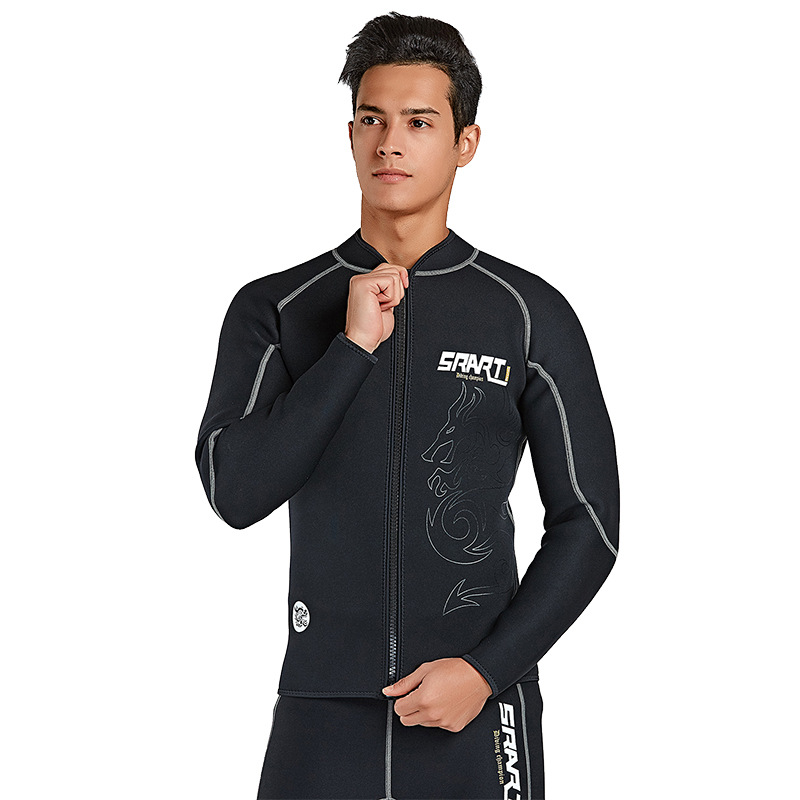 Sbart Neoprene Topper Surf Clothing Diving Suit Wetsuit Jacket and Pants Neoprene Jacket Surf Suit Neoprene Wetsuit Sets