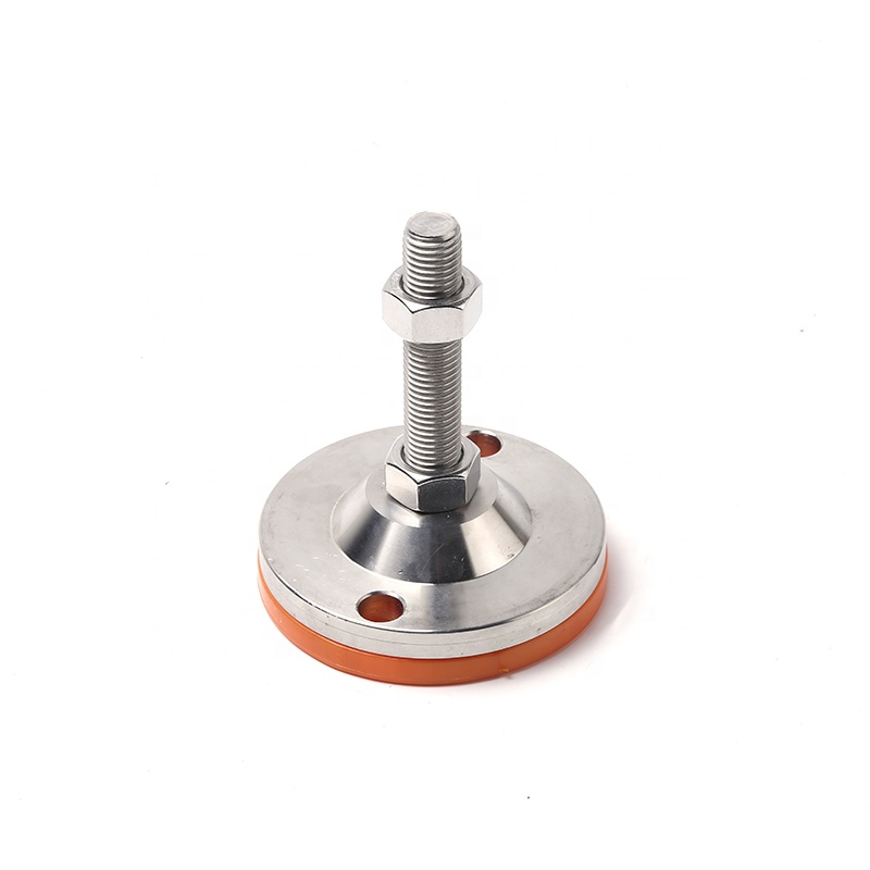 304 Heavy-Duty Fixed Adjustable Leveling Feet with Mounting Hole