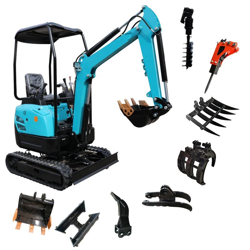 1.5ton kv18 Agricultural machinery&equipment mini excavator mquinas de carga pesada