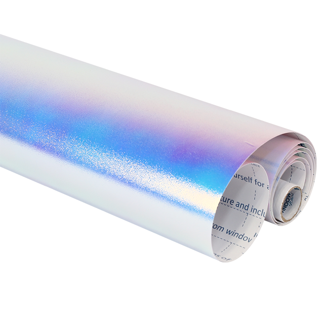 WINDOW WHIRL Anti UV Rainbow Window Film Removable Decorative Films Static Window Decals