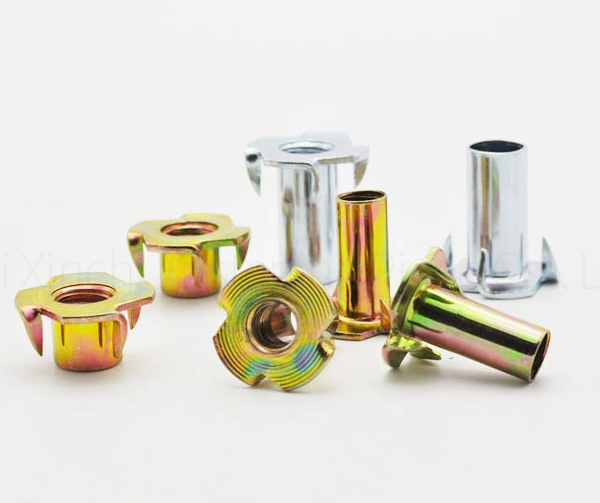 5/16 Inch-18 X 3/8 inch No Rust Zinc Plated Carbon Steel Four Claw Nut