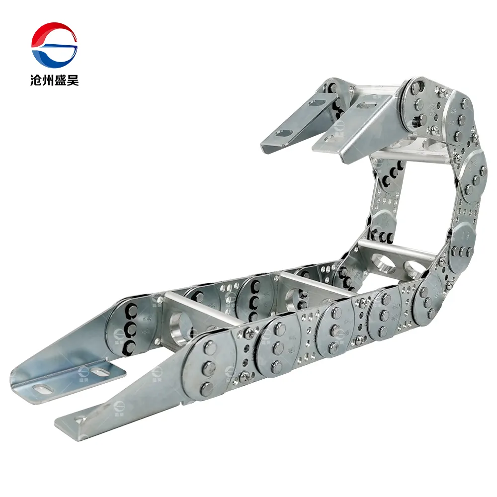 TL225 stainless steel cable carrier flexible steel cable drag chain