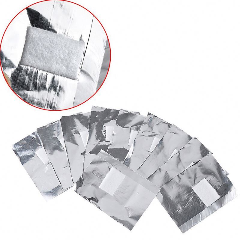 Professional nail remover pad ,syd6 aluminium foil soak off gel polish removal wraps