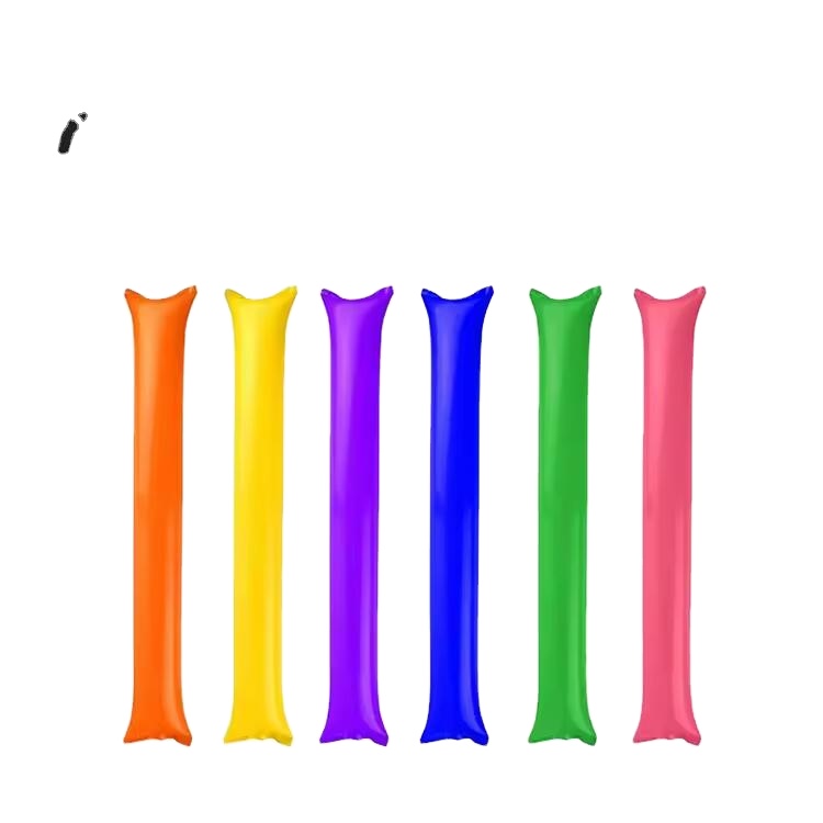 Nuoxin Promotional Football Basketball Fans Cheering Noisemaker Hand Clapper Clappers Inflatable Stick Toys
