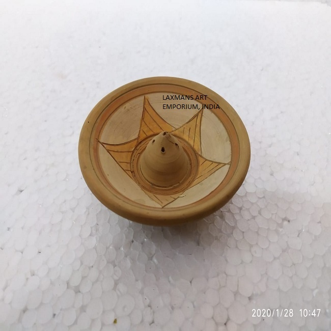 terracota clay incense burners