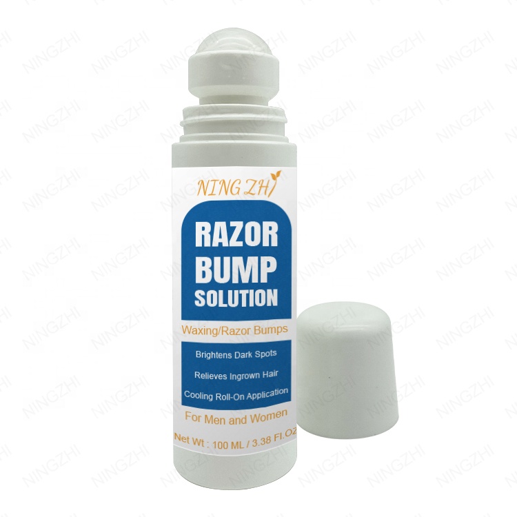 Private Label Razor Bumps and Ingrown Hairs Serum After Shave Solution Roll On for Ingrown Hairs Razor Bump Stopper
