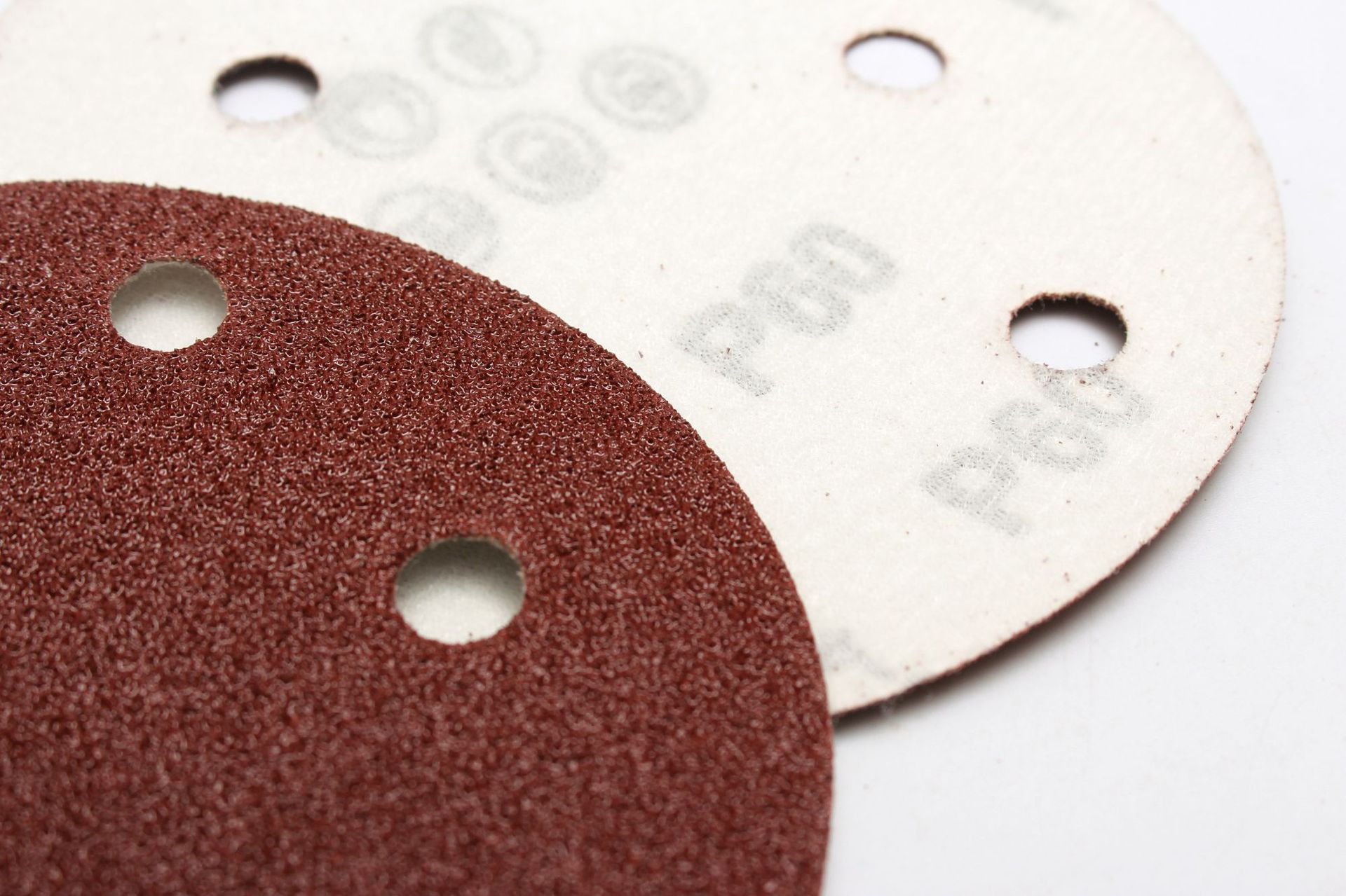 115mm 4.5inch 80# grit round shape wheel sand paper