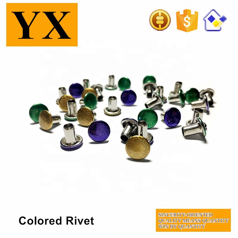Bling Красочные покрытием Овальной металлической кнопки grommet Для Одежды