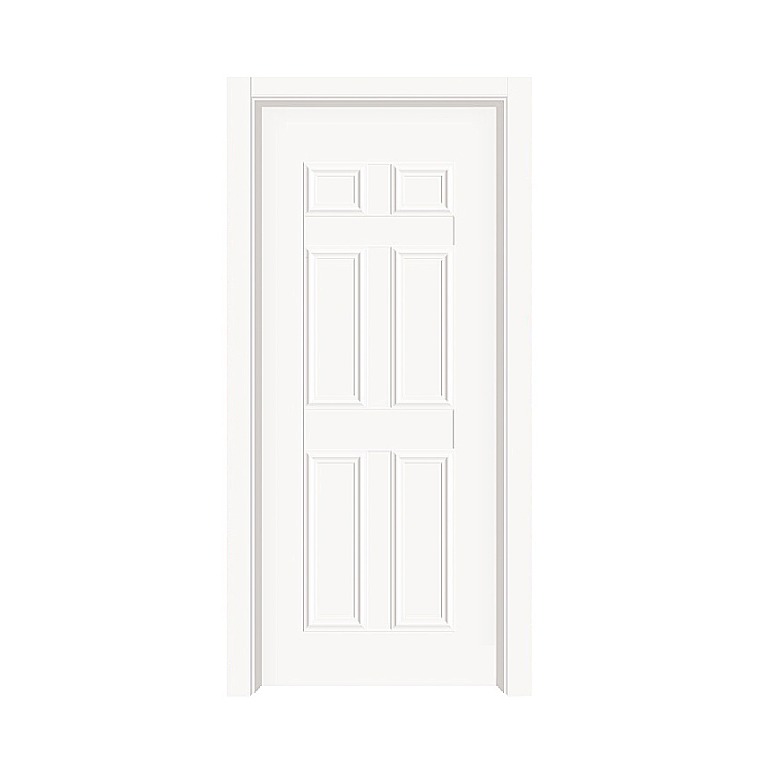 Chinese manufacturer metal finished interior main room wood door