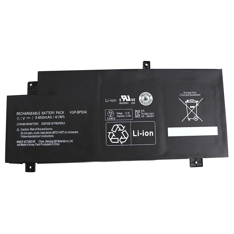 VGP-BPS34 VGP-BPL34 Аккумулятор для ноутбука Sony Vaio Fit 14 15 Touch SVF14AC1QL SVF14AC1QU SVF15A1ACXB SVF15A1ACXS