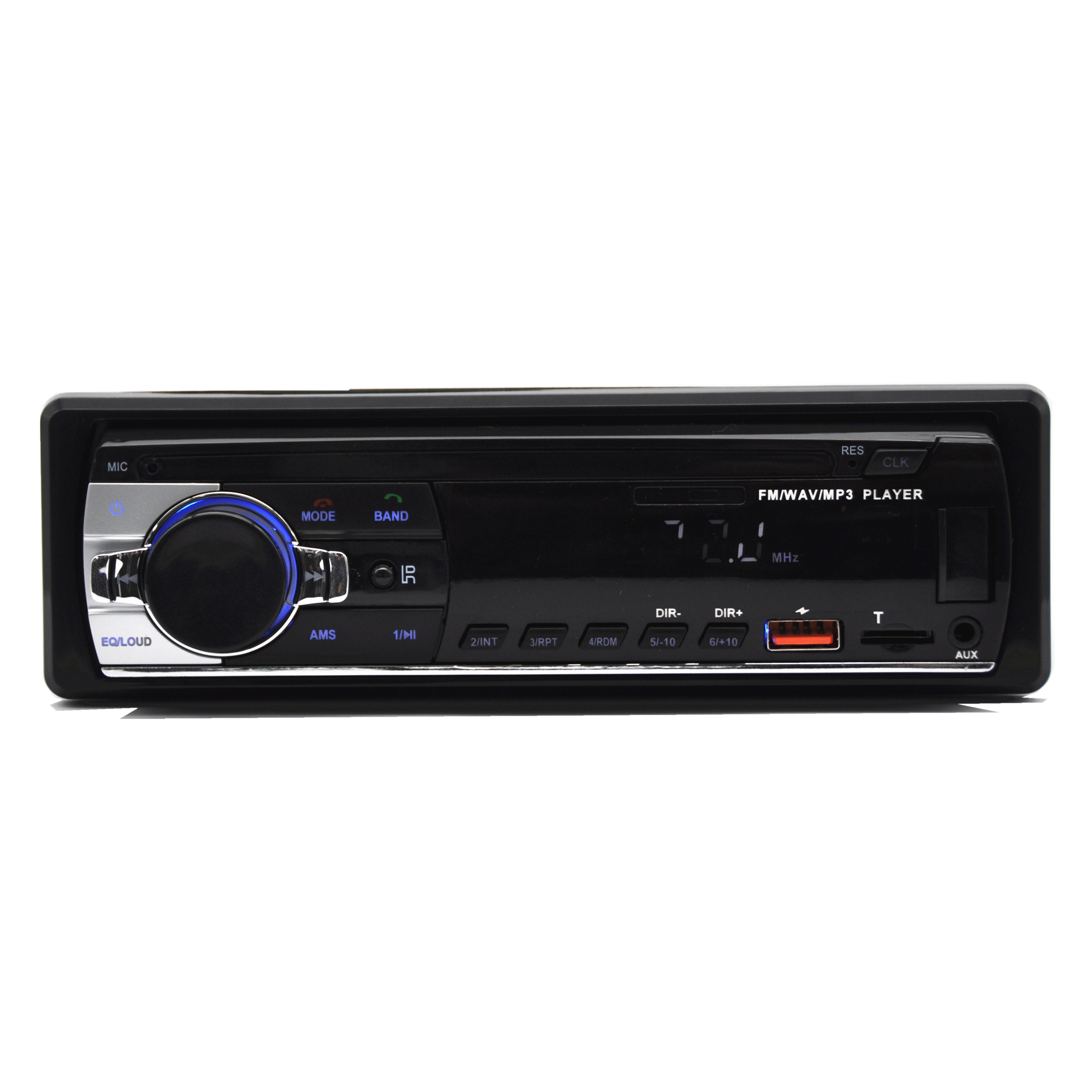 Wide Range Model Suitable 1Din Radio Smart Bluetooth Car USB Card Lossless Music FM Transmitter Aux Ultra-Low Price MP3 Player