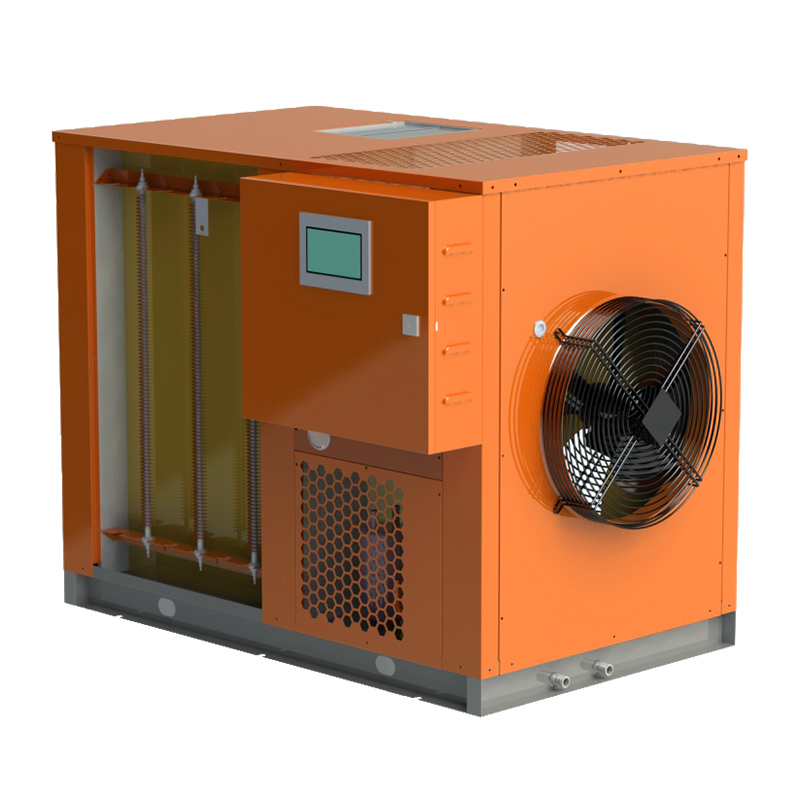 Hot air circulating dryer for fruit drying machine