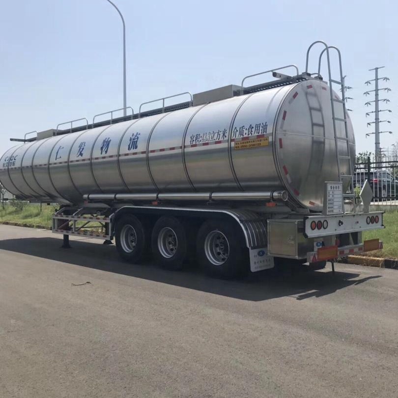 Хорошее качество прицеп 45000L 3-х осевая углеродистая сталь нефтяной танкер/Топливный бак полуприцеп грузовика