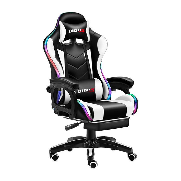 2021 горячая Распродажа OEM ODM игровой стул Silla Gamer Rgb со светодиодной подсветкой