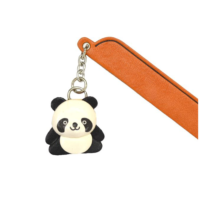 Durable ingeniously quality cute gift bookmark with leather case