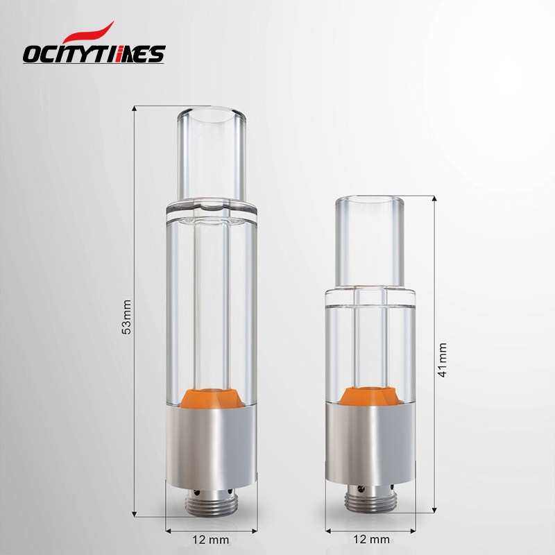 Fast shipping AG02 all glass cbd cartridge 0.5ml 1.0ml empty cbd oil vape pen