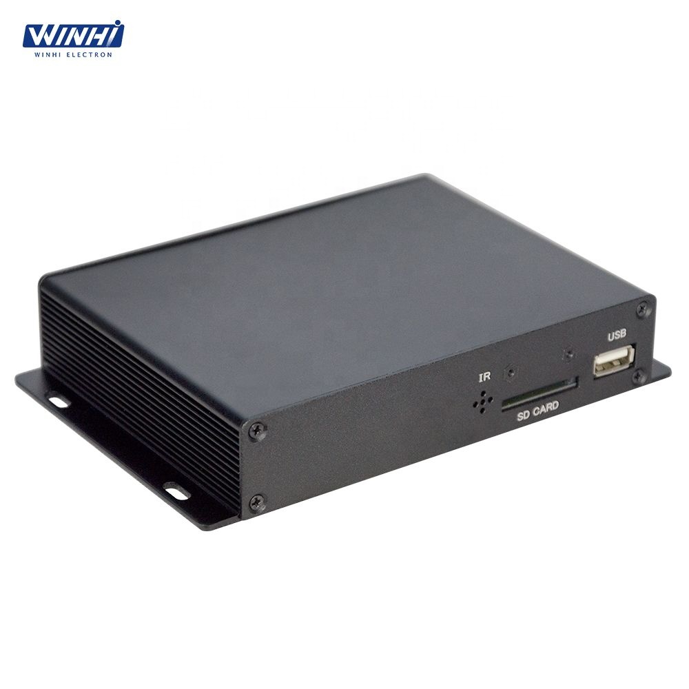 MPC1080P-1 Лучшие цифровые вывески рекламное оборудование HD-MI/VGA/CVBS выход DC12V 1.5A media player окно в музея