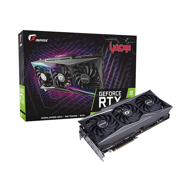 Цветная видеокарта GeForce RTX3080 серии RTX3080-Vulcan X OC 10G видеокарта