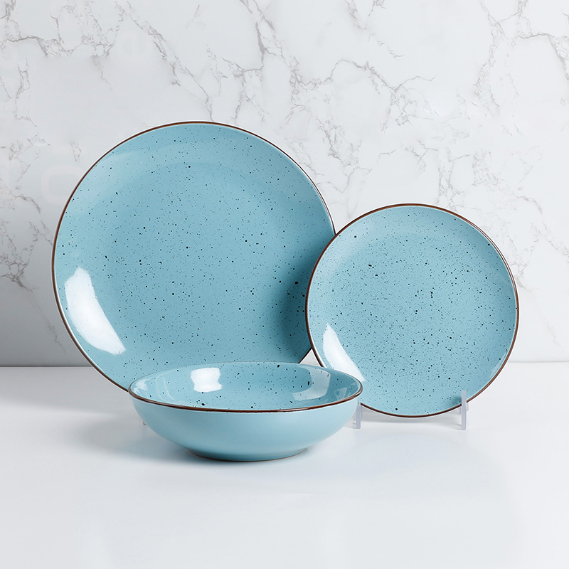 Керамические столовые наборы Homewares, фарфоровая посуда, керамическая посуда, набор посуды с чашей 6,25 дюйма, 8 дюймов, палитра, кружка 16 унц.