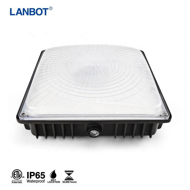 120W Gas station LED Canopy lights 2700k-5700k , Warehouse ETL DLC 5 Years warranty