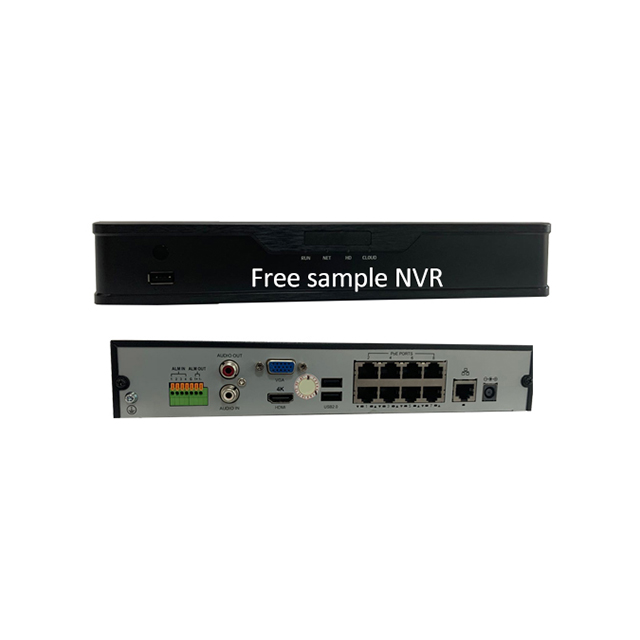 Бесплатный образец 4 канальный full hd poe nvr 5MP Запись в реальном времени onvife сетевой видеорегистратор dvr