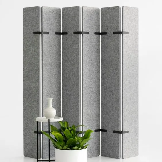 Pravicy Protection Office Polyester Fiber Acoustic Panel Partitions Acoustic Room Divider