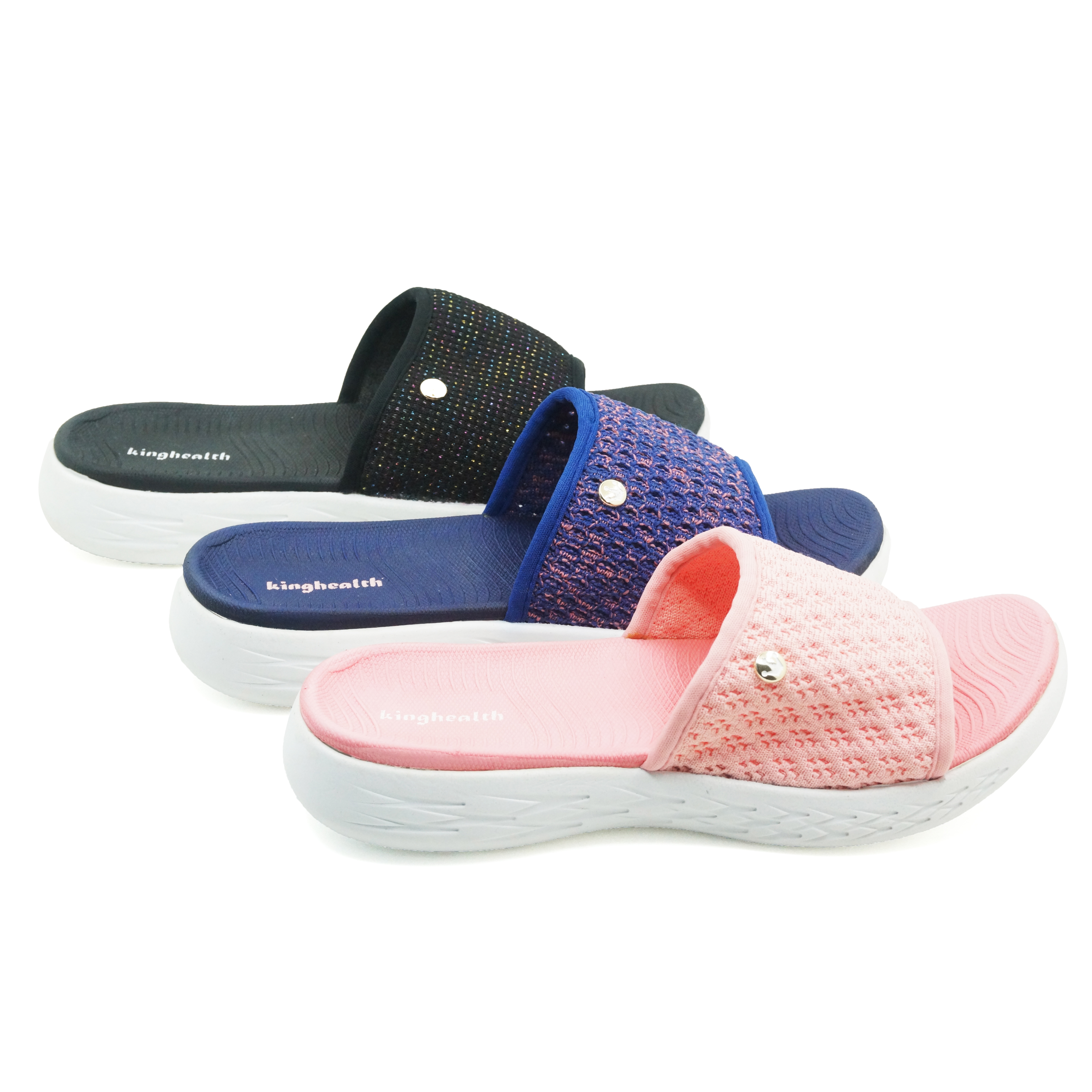 Wholesale ladies casual indoor home slides OEM high quality footwear summer sandals custom logo platform slippers for women