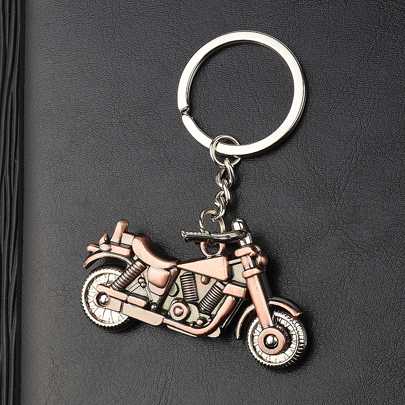 Custom enamel casting Wildfire boy Hell bike Metal zinc alloy keychain keychain no minimum