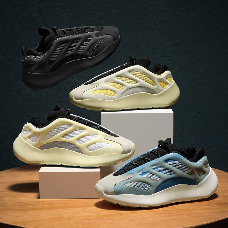 Kids Yeezy Sneakers 700 V3 Original High Quality Genuine Leather Children Yeezy Sneakers Shoes