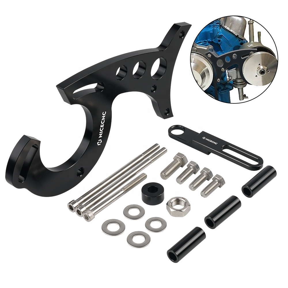 NiceCNC Power Steering Bracket For Ford Small Block 289 302 351W engines 1965 1966 1967 1968 #9113B00801