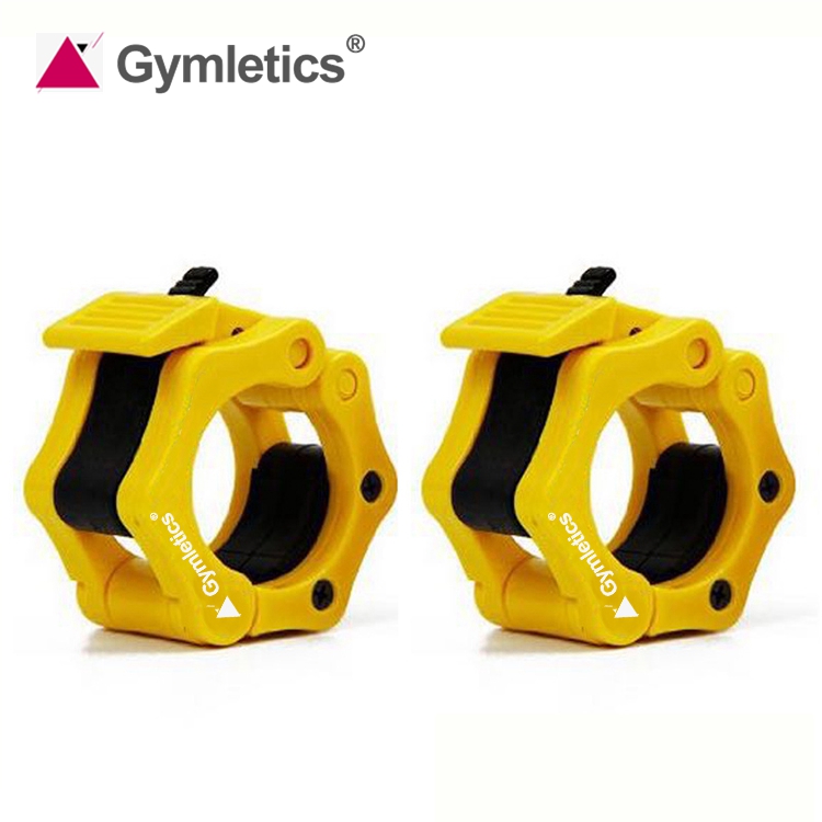 Customized Logo Commercial Gym Use Nylon Lock Jaw Barbell Collar
