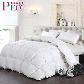 High quality professional manufacture 100% cotton 233TC duck down feather duvet,comforter,quilt