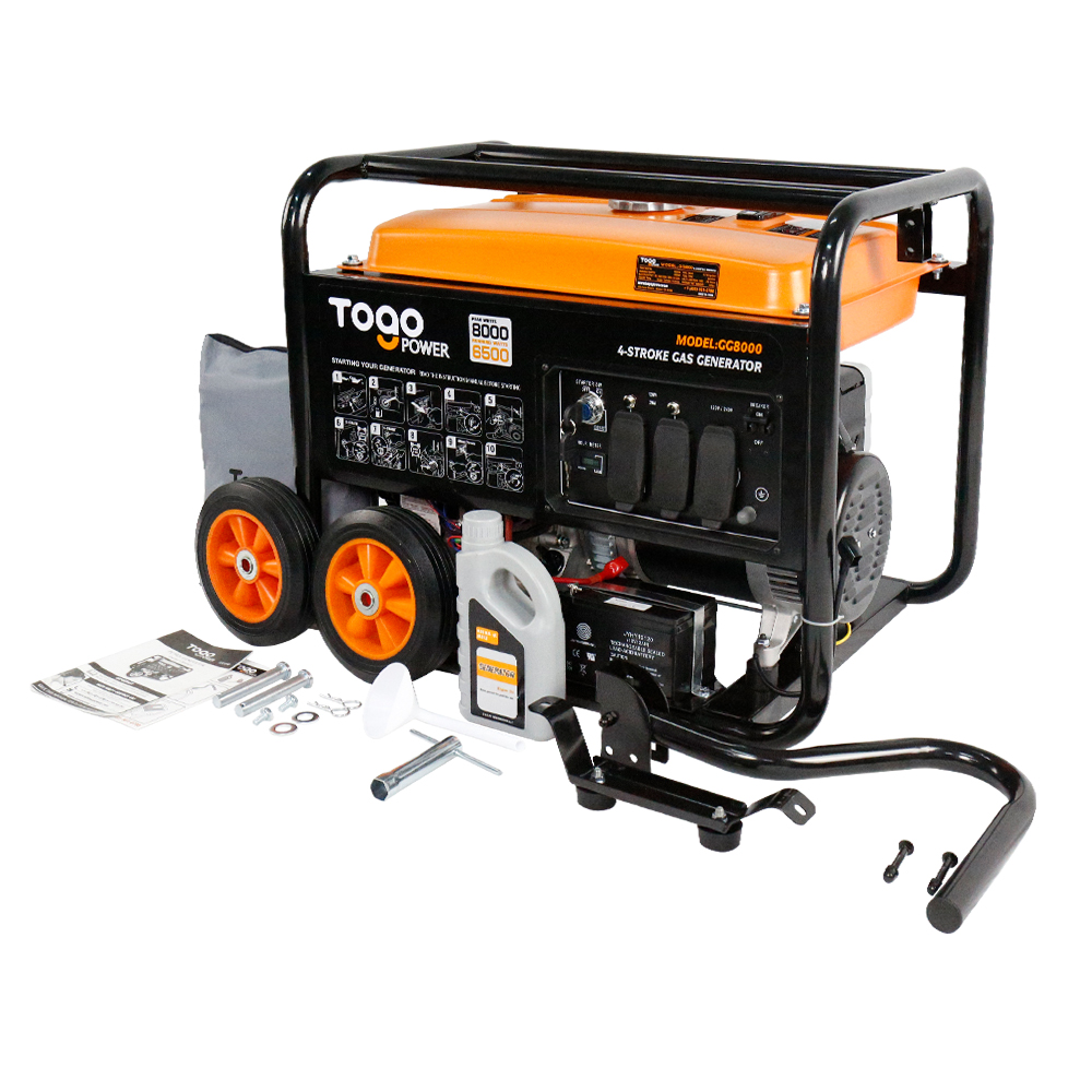 Сверхмощные легкие аккумуляторы AC120/240V Газовый Генератор инверторный генератор с электрическим запуском