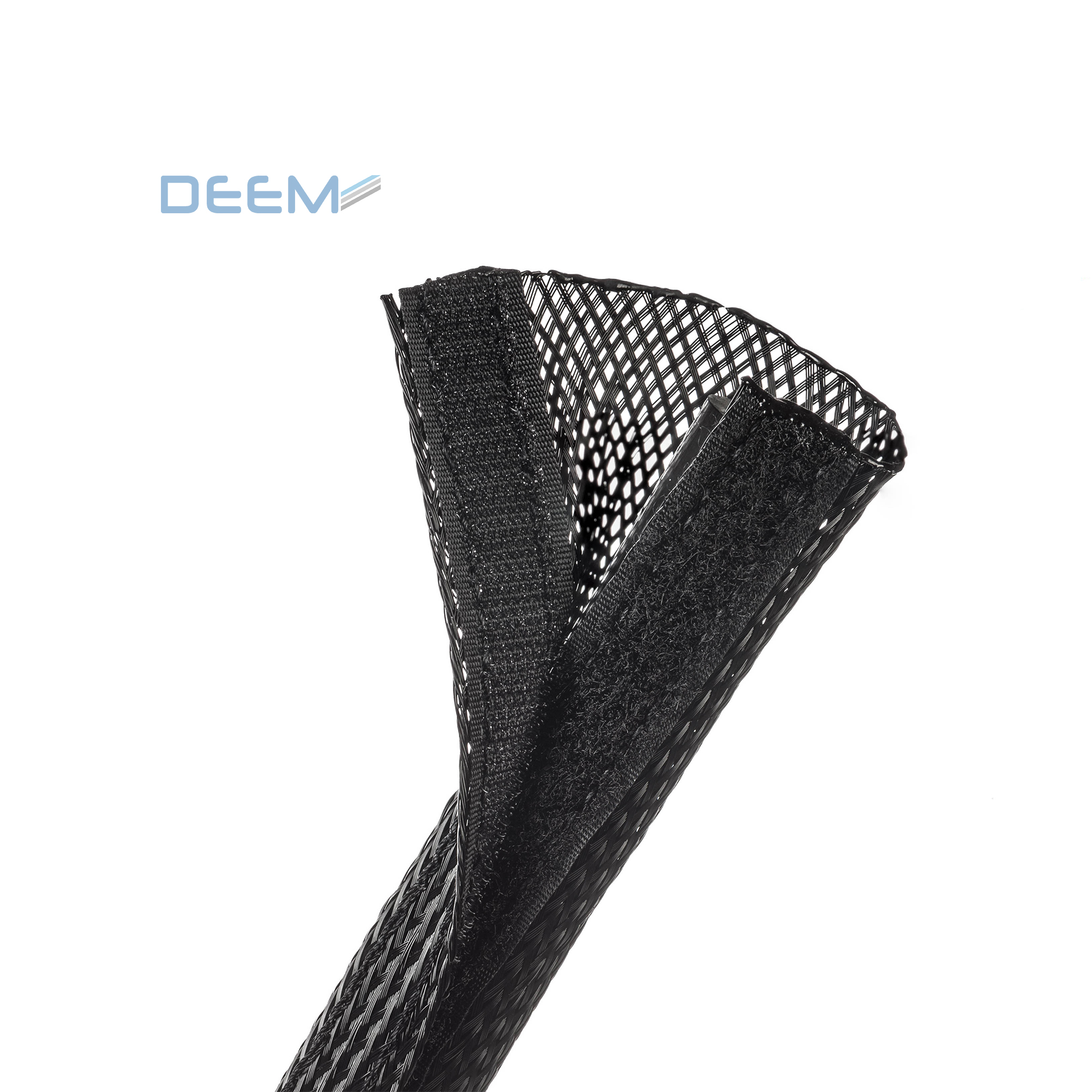 DEEM Эрозионные ПЭТ Плетеный крюк и петля кабель обертывания