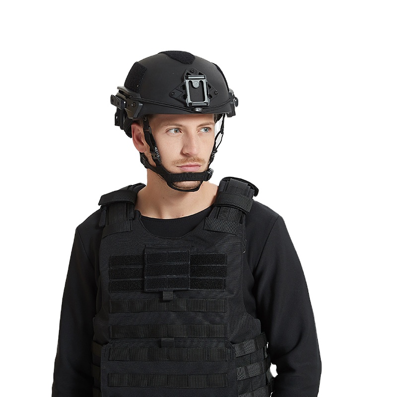 Hot Sale Safety Military Tactical Ballistic Helmet Army Black Level IIIA Bullet Proof Helmet