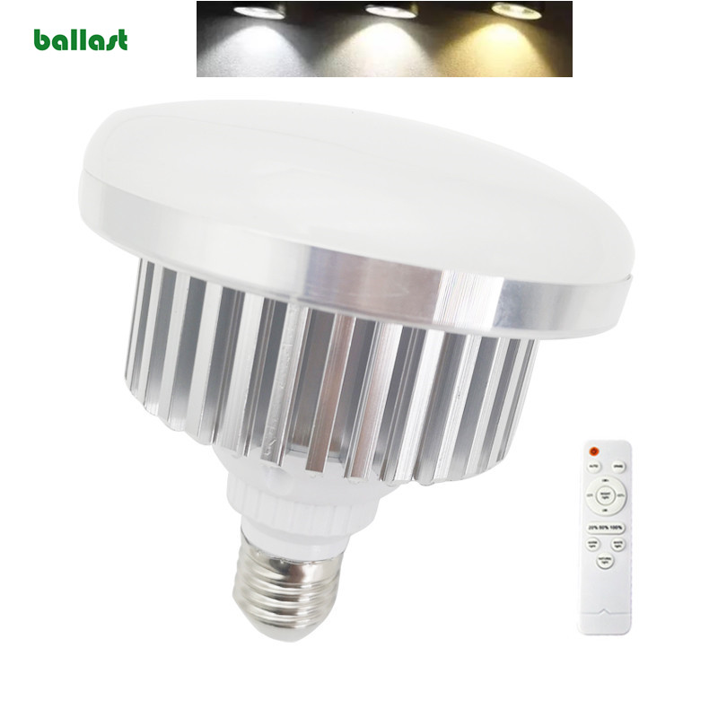 Ballast High Power 85W Led Video Light Mushroom Light Remote Dimmable Photography Light Bulb