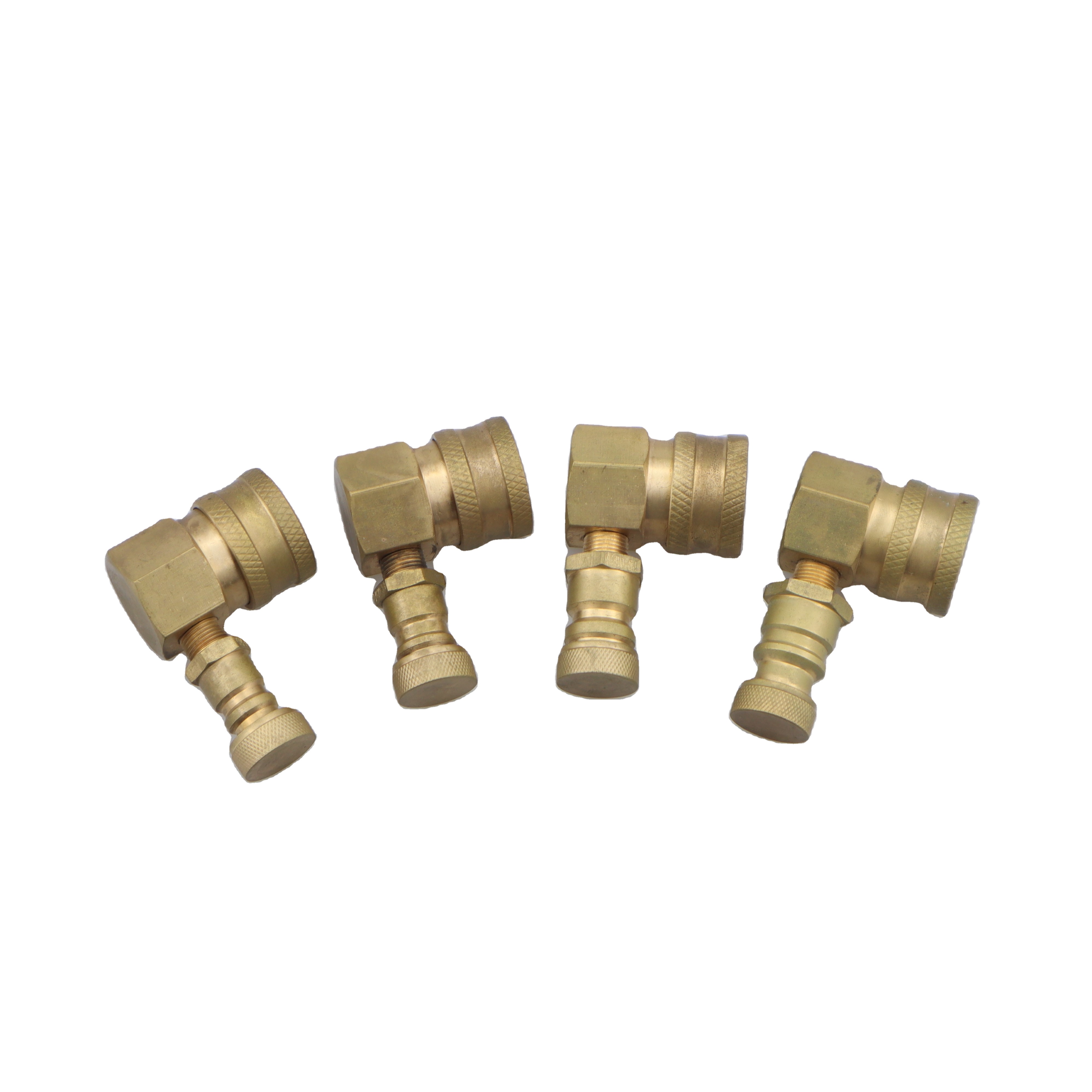hydraulic right angle joint 90 degree overmolded connector brass joint bolt and nuts