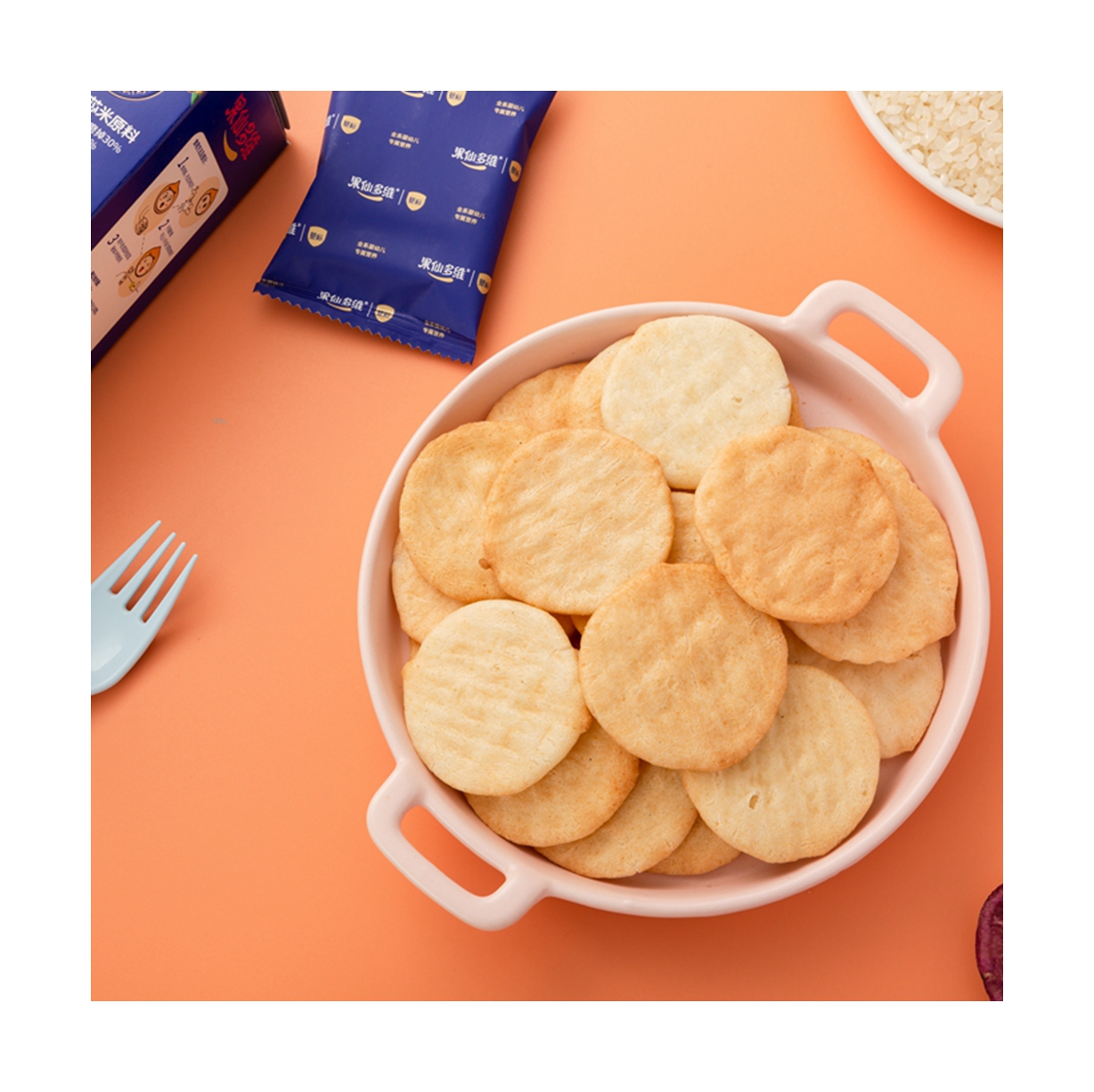 Hot Selling Chinese Fried Mesin Fantastic Thin Rice Crackers