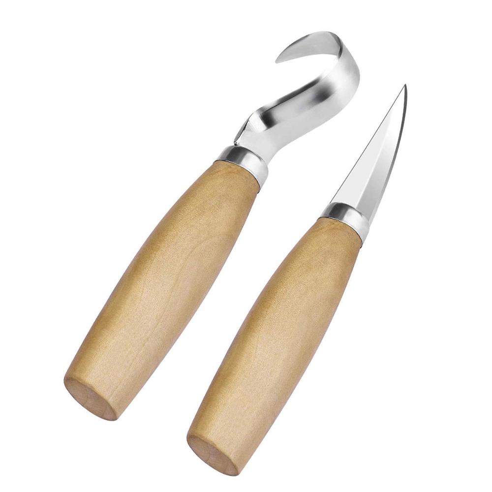 2pcs Wood Carving Tools Kit For Spoon Carving